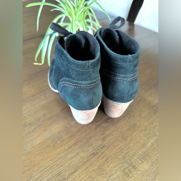 Clarks Unstructured Women's Lace Up Suede Ankle Booties with Block Heel size 11 - Picture 7 of 8